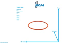 TORIC SEAL - 700429178000 suitable for MTU engines