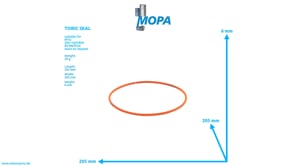 TORIC SEAL - 700429200001 suitable for MTU engines