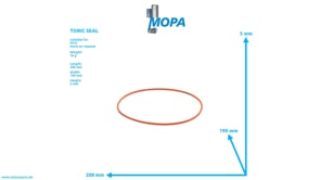 TORIC SEAL - 700429200002 suitable for MTU engines TORIC SEAL - 700429200002 suitable for MTU engines
