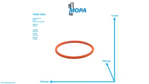 TORIC SEAL - 700429206000 suitable for MTU engines