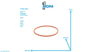 TORIC SEAL - 700429220002 suitable for MTU engines