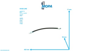 SCHLAUCHLEITUNG - 735038006103 passend für MTU Motoren