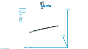SCHLAUCHLEITUNG - 735038006107 passend für MTU Motoren