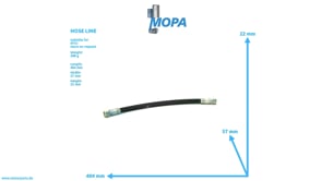 SCHLAUCHLEITUNG - 735038010104 passend für MTU Motoren