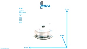 PLUG - 735084045000 suitable for MTU engines