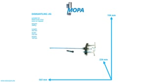 DISMANTLING JIG - 80996026035 suitable for MAN D engines DISMANTLING JIG - 80996026035 suitable for MAN D engines