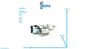 ANLASSER - 829527 passend für Volvo/Volvo Penta Motoren