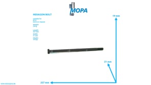 HEXAGON BOLT - 8370110571 suitable for MTU engines