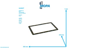 GASKET - 8592030380 suitable for MTU engines