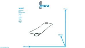GASKET - 8699970153 suitable for MTU engines GASKET - 8699970153 suitable for MTU engines