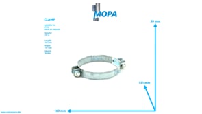 CLAMP - 900288124001 suitable for MTU engines CLAMP - 900288124001 suitable for MTU engines