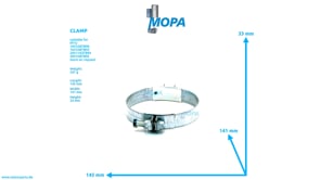 CLAMP - 900288126001 suitable for MTU engines