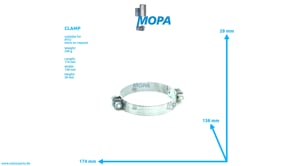 CLAMP - 900288132002 suitable for MTU engines
