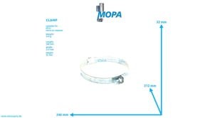 ROHRSCHELLE - 900288214001 passend für MTU Motoren