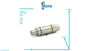 ROCKER ARM SHAFT - 12185122 suitable for MWM & Deutz engines