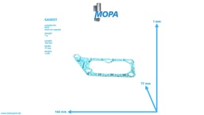 GASKET - 5532031680 suitable for MTU engines