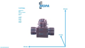 T-FITTING - 5569970674 suitable for MTU engines