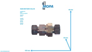 RUECKSCHLAGVENTIL - 700430022108 passend für MTU Motoren
