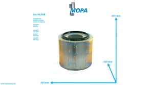OIL FILTER - 12466706 suitable for MWM & Deutz engines