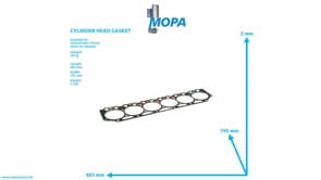 ZYLINDERKOPFDICHTUNG - 23975021 passend für Volvo/Volvo Penta Motoren