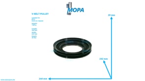 KEILRIEMENSCHEIBE - 4070350112 passend für MTU Motoren