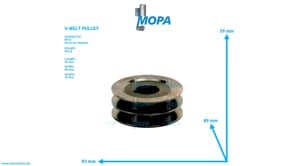 V-BELT PULLEY - 5061550315 suitable for MTU engines