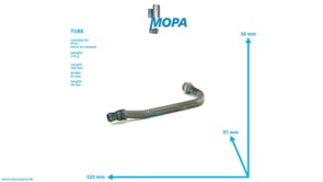 ROHR - 5800709135 passend für MTU Motoren