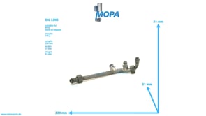 OELLEITUNG - 5801806721 passend für MTU Motoren