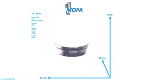 BATTERY - 0005325752 suitable for MTU engines