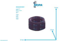 HEXAGON NUT - 01127090 suitable for Deutz engines