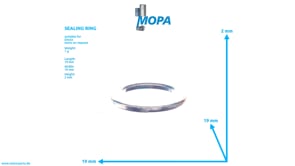 SEALING RING - 01148836 suitable for Deutz engines