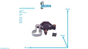 VOLTAGE REGULATOR - 01183203 suitable for Deutz engines