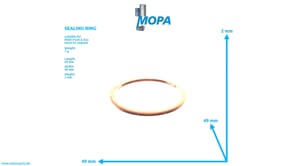 SEALING RING - 06562000707 suitable for MAN D engines