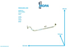 PRESSURE LINE - 04000277 suitable for MWM & Deutz engines