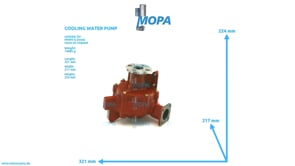 KUEHLWASSERPUMPE - 04054560 passend für MWM & Deutz Motoren