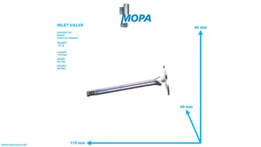 INLET VALVE - 12159606 suitable for Deutz engines