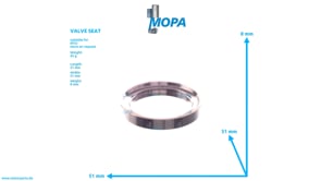 VALVE SEAT - 3550531131 suitable for MTU engines