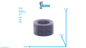 BUSH - 51917010290 suitable for MAN D-engines