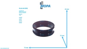 PLUG-IN PIPE - 51981820099 suitable for MAN D-engines