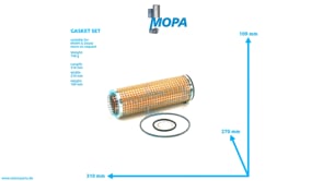 GASKET SET - 12211698 suitable for MWM & Deutz engines