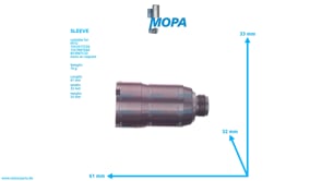 SLEEVE - 5550170053 suitable for MTU engines