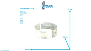 HAUPTLAGERPAAR - 12420020 passend für MWM & Deutz Motoren