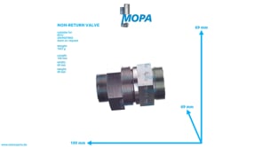 RUECKSCHLAGVENTIL - 5841800532 passend für MTU Motoren