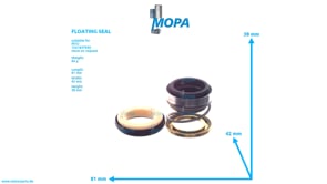 FLOATING SEAL - 8692040026 suitable for MTU engines