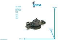 OIL PUMP - 51051006134 suitable for MAN D-engines OIL PUMP - 51051006134 suitable for MAN D-engines