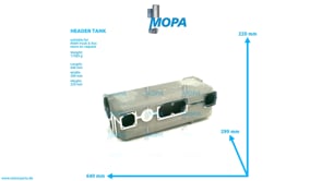 HEADER TANK - 51061026097 suitable for MAN D-engines HEADER TANK - 51061026097 suitable for MAN D-engines