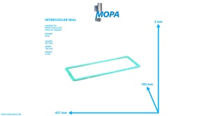 INTERCOOLER SEAL - 51099040029 suitable for MAN D engines INTERCOOLER SEAL - 51099040029 suitable for MAN D engines