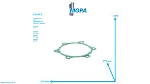 GASKET - 5241880080 suitable for MTU engines GASKET - 5241880080 suitable for MTU engines