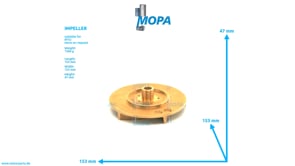 SCHAUFELRAD - 8692040046 passend für MTU Motoren