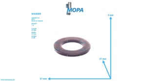 UNTERLEGSCHEIBE - 000125015011 passend für MTU Motoren